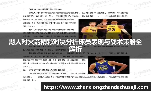 湖人对火箭精彩对决分析球员表现与战术策略全解析